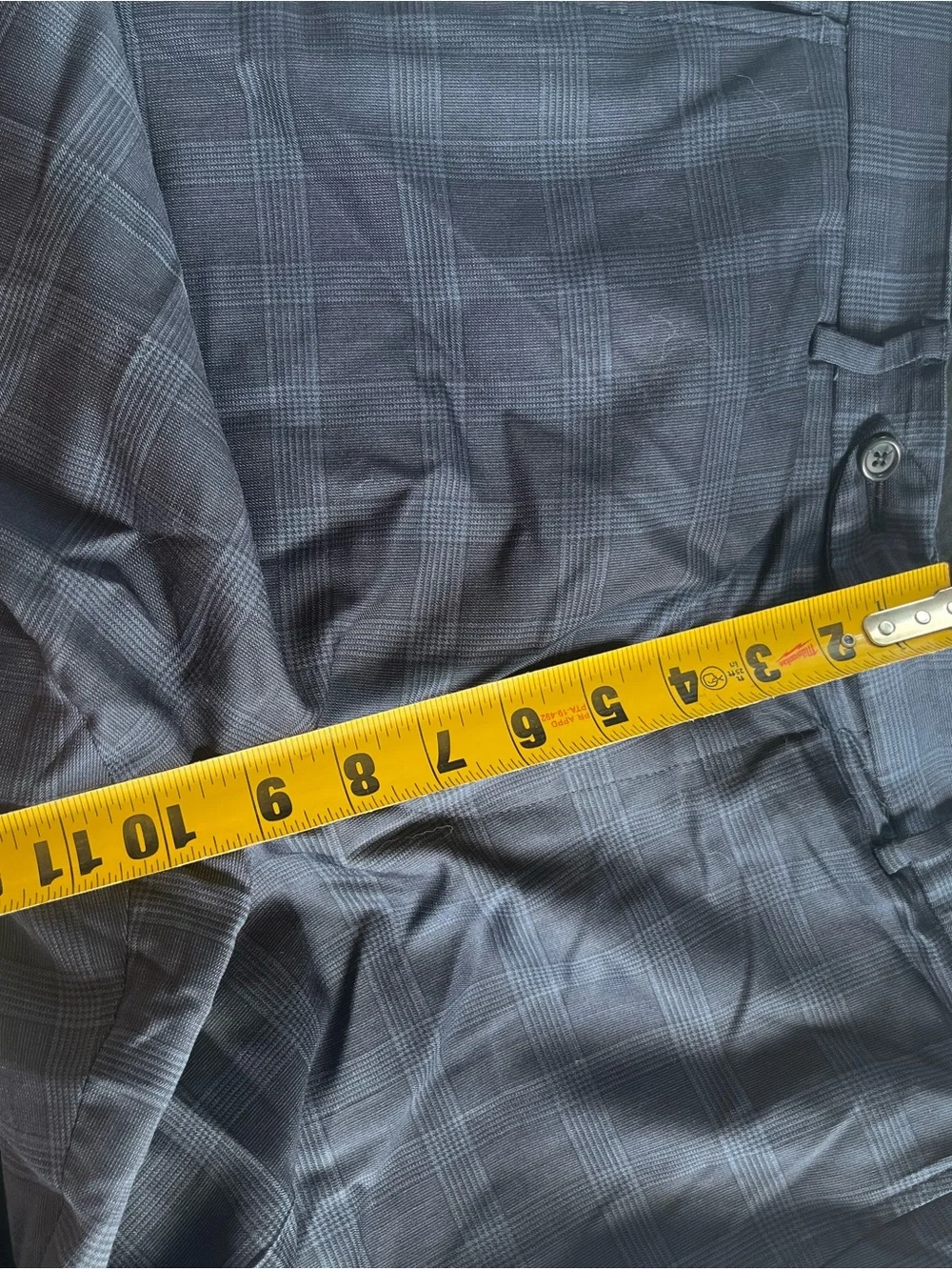 Brooks Brothers 1818 Milano Wool Navy Plaid 40R/W34 2 Piece Suit
